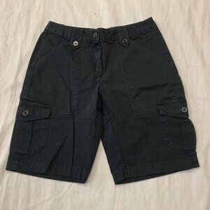 🦚 LONDON JEAN WOMENS COTTON CARGO SHORTS SIZE 2 🦚
